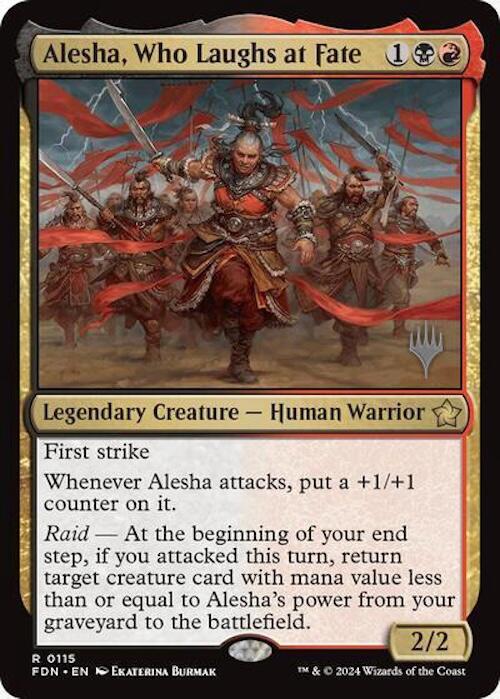 Alesha, Who Laughs at Fate (Promo Pack) [Foundations Promos] | Good Games Adelaide SA
