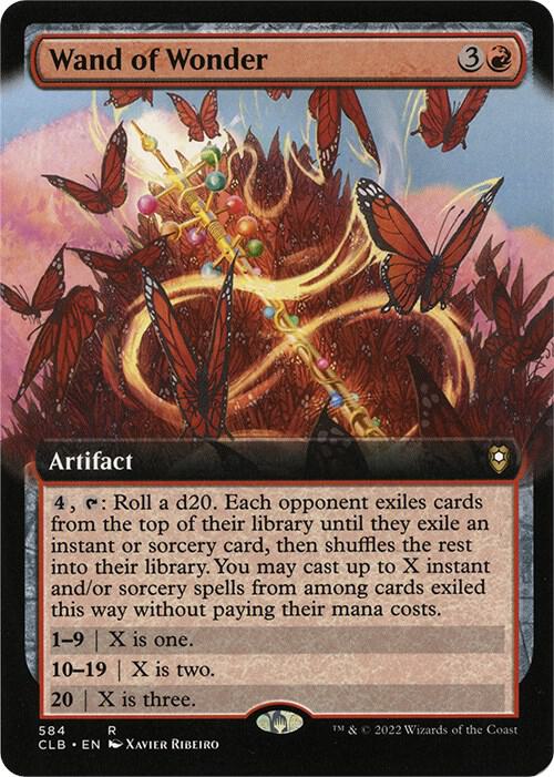 Wand of Wonder Extended Art 584 (Commander Legends: Battle for Baldur's Gate)  | Good Games Adelaide SA