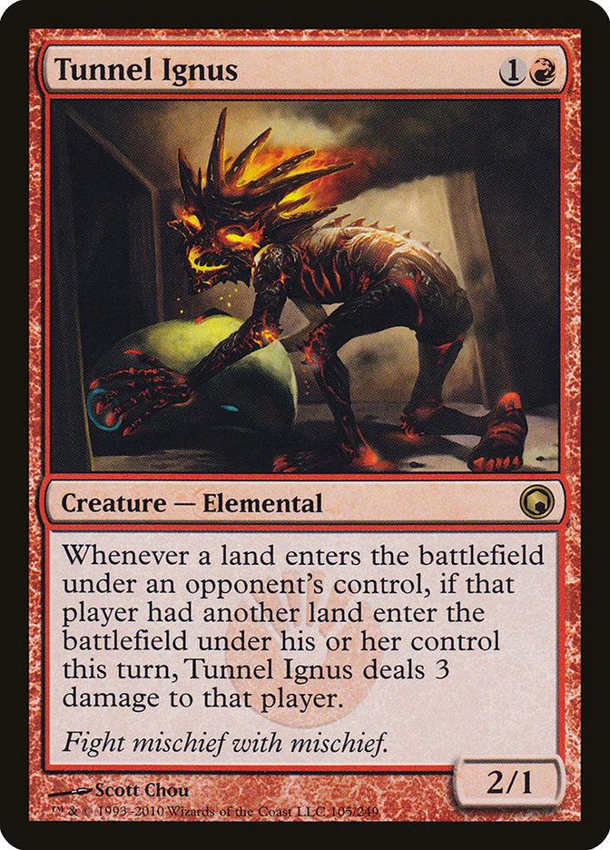 Tunnel Ignus [Scars of Mirrodin] | Good Games Adelaide SA