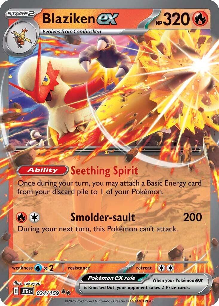 Blaziken ex (024/159) [Scarlet & Violet: Journey Together] | Good Games Adelaide SA