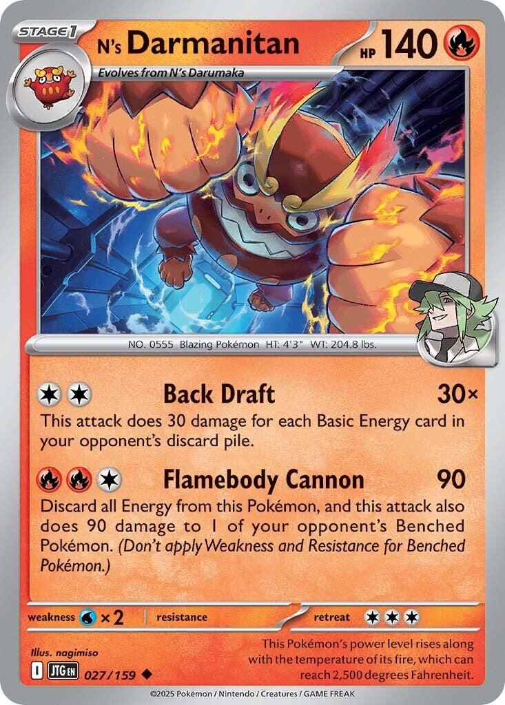 N's Darmanitan (027/159) [Scarlet & Violet: Journey Together] | Good Games Adelaide SA