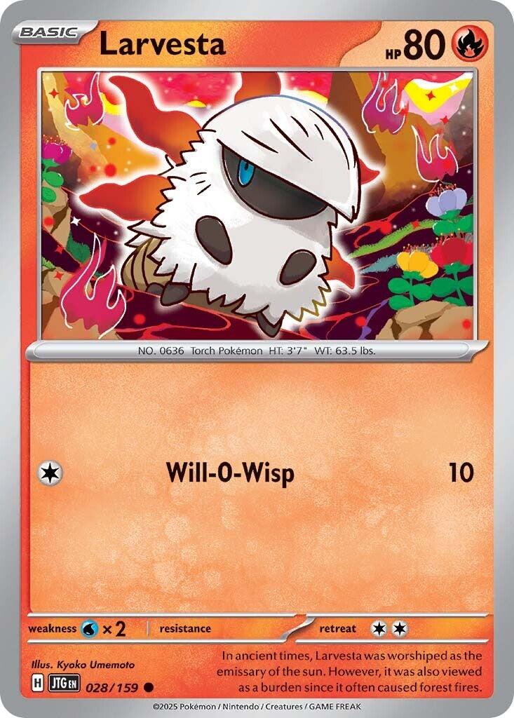 Larvesta (028/159) [Scarlet & Violet: Journey Together] | Good Games Adelaide SA