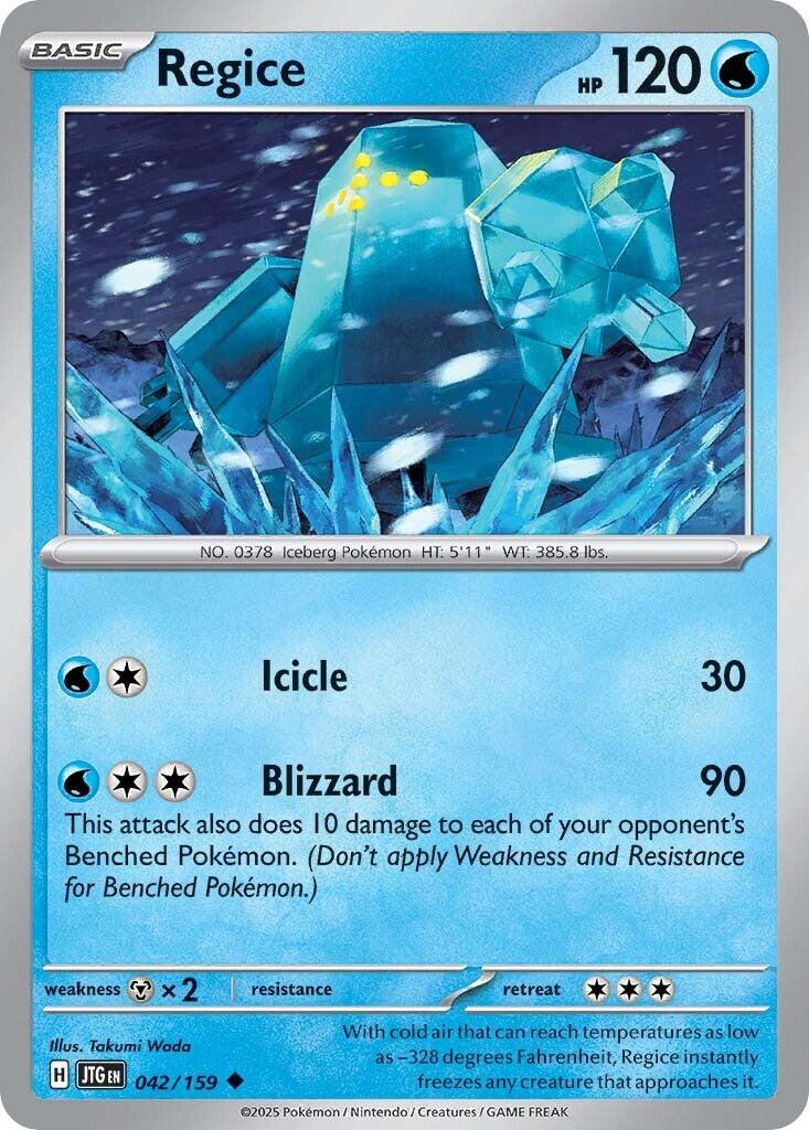 Regice (042/159) [Scarlet & Violet: Journey Together] | Good Games Adelaide SA