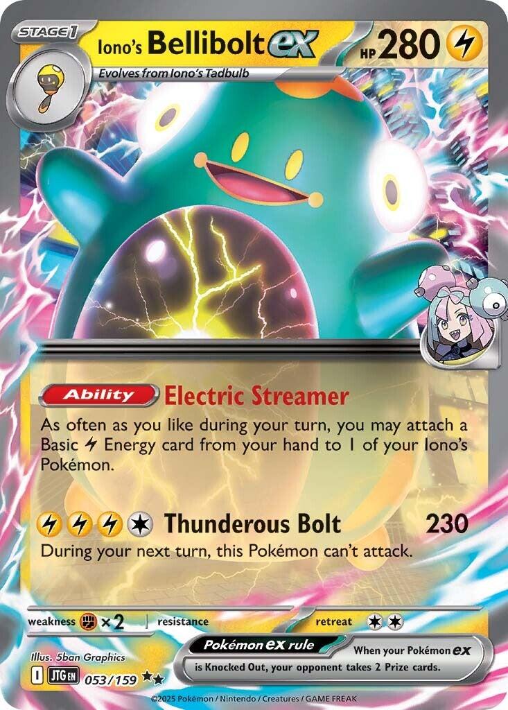 Iono's Bellibolt ex (053/159) [Scarlet & Violet: Journey Together] | Good Games Adelaide SA