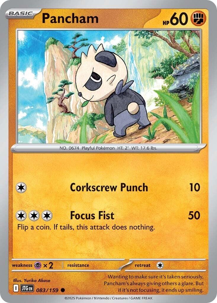 Pancham (083/159) [Scarlet & Violet: Journey Together] | Good Games Adelaide SA