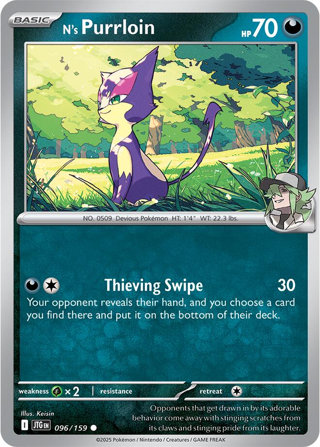 N's Purrloin (096/159) [Scarlet & Violet: Journey Together] | Good Games Adelaide SA