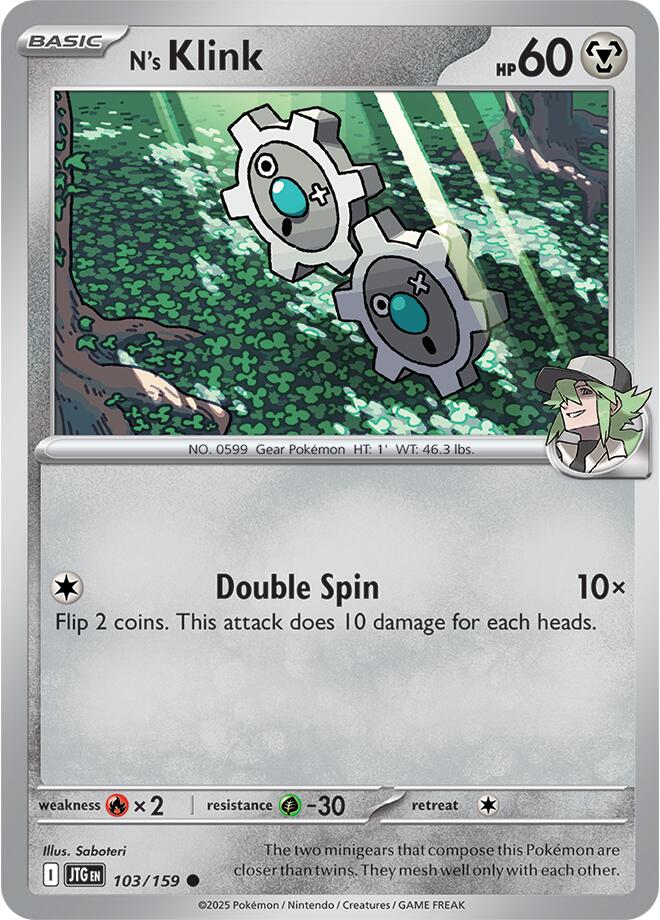 N's Klink (103/159) [Scarlet & Violet: Journey Together] | Good Games Adelaide SA