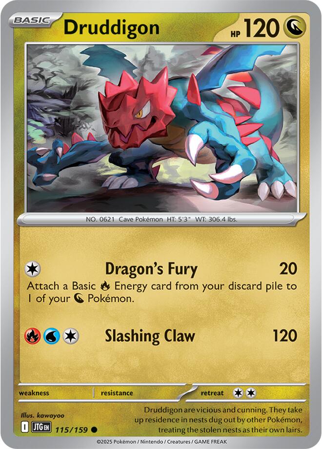 Druddigon (115/159) [Scarlet & Violet: Journey Together] | Good Games Adelaide SA