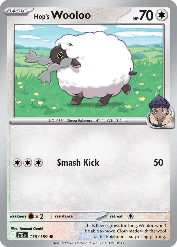 Hop's Wooloo (135/159) [Scarlet & Violet: Journey Together] | Good Games Adelaide SA