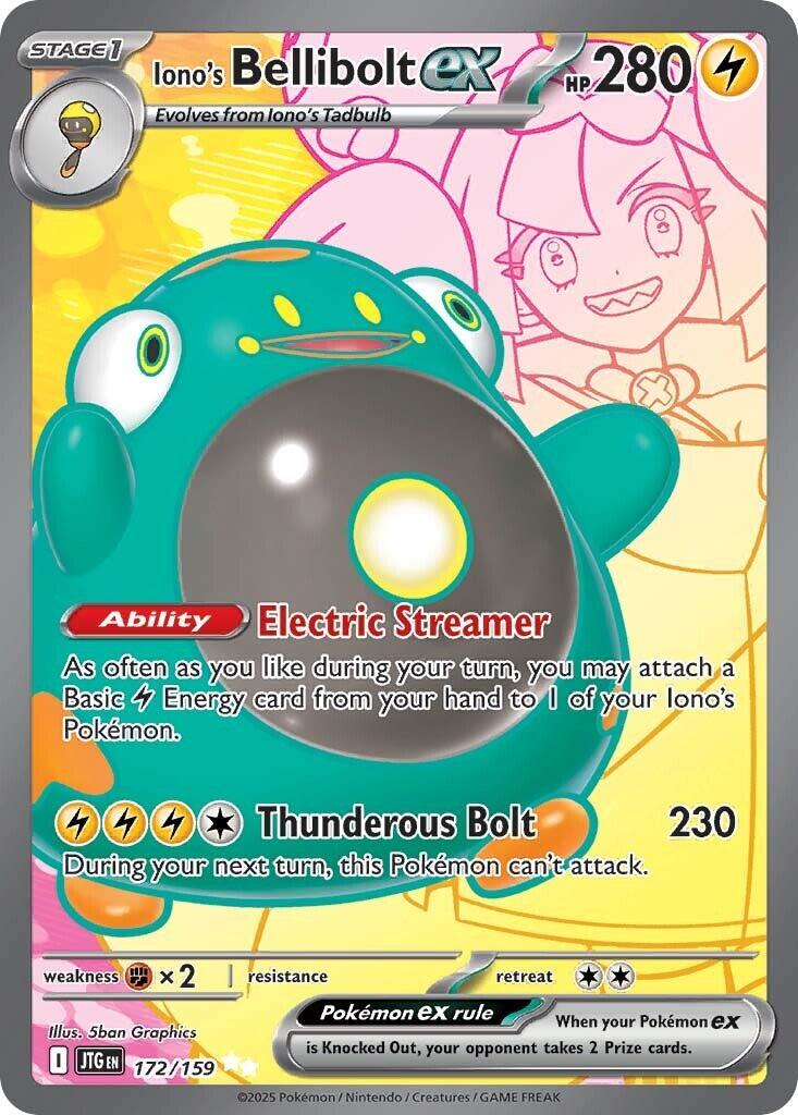 Iono's Bellibolt ex (172/159) [Scarlet & Violet: Journey Together] | Good Games Adelaide SA