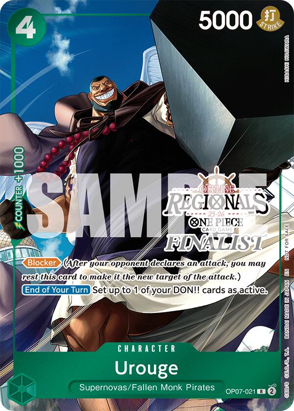 Urouge (Offline Regional Finalist Card Set 2025 Vol.1) [One Piece Promotion Cards] | Good Games Adelaide SA