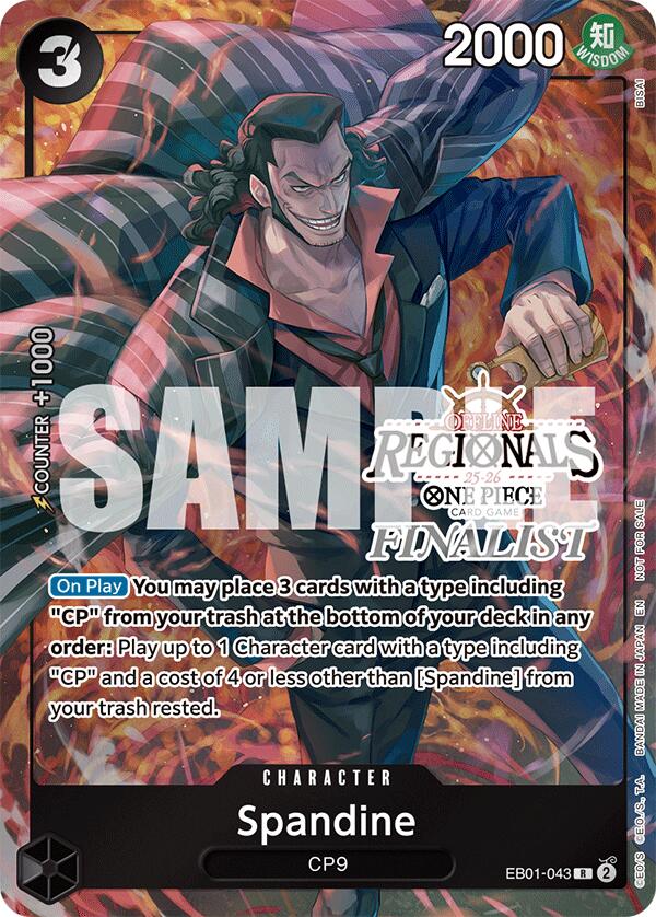 Spandine (Offline Regional Finalist Card Set 2025 Vol.1) [One Piece Promotion Cards] | Good Games Adelaide SA