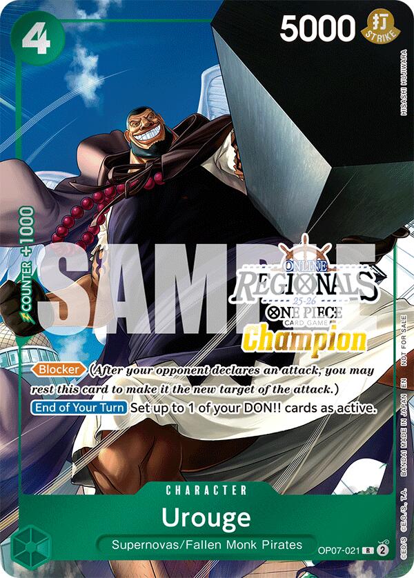 Urouge (Offline Regional Champion Card Set 2025 Vol.1) [One Piece Promotion Cards] | Good Games Adelaide SA