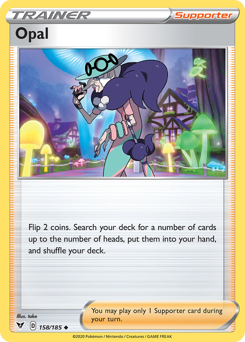 Opal (158/185) [Sword & Shield: Vivid Voltage] | Good Games Adelaide SA