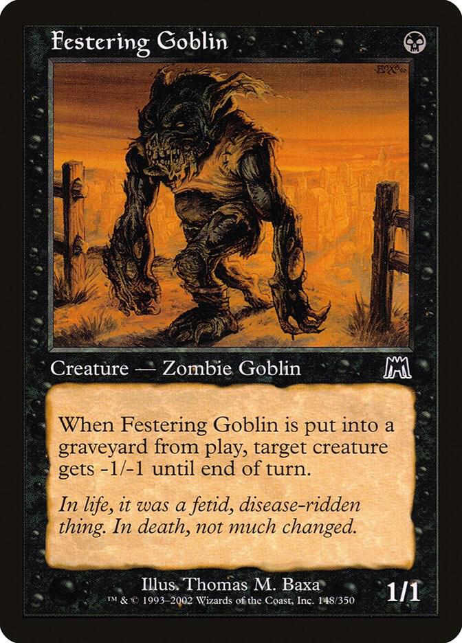 Festering Goblin 148 (Onslaught)  - Foil | Good Games Adelaide SA