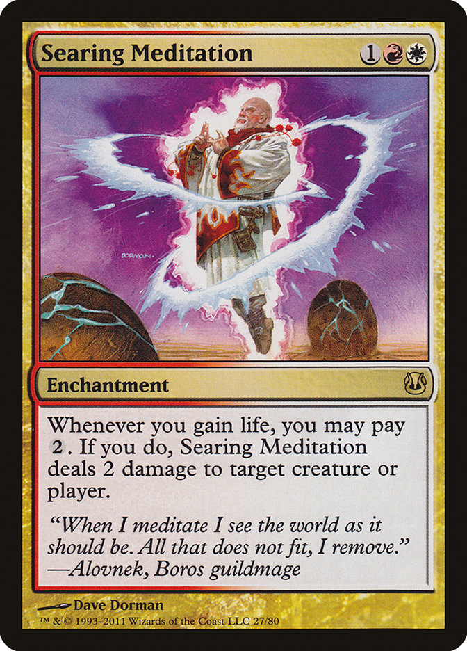 Searing Meditation 27 (Duel Decks: Ajani vs. Nicol Bolas)  | Good Games Adelaide SA