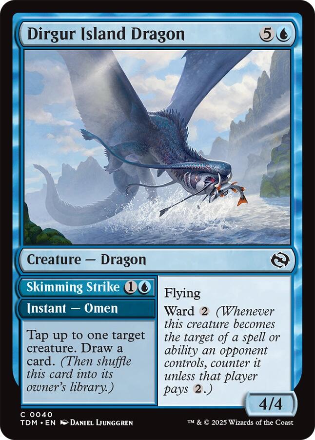 Dirgur Island Dragon [Tarkir: Dragonstorm] | Good Games Adelaide SA