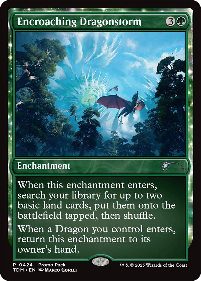Encroaching Dragonstorm [Tarkir: Dragonstorm Promos] | Good Games Adelaide SA