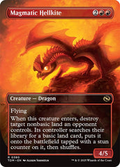 Magmatic Hellkite (Borderless) [Tarkir: Dragonstorm] | Good Games Adelaide SA