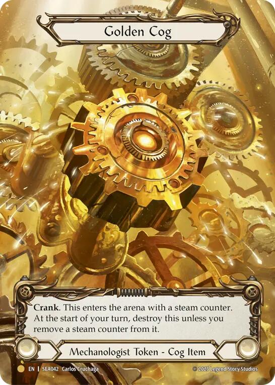 Golden Cog (Marvel) [SEA042] (High Seas)  Rainbow Foil | Good Games Adelaide SA
