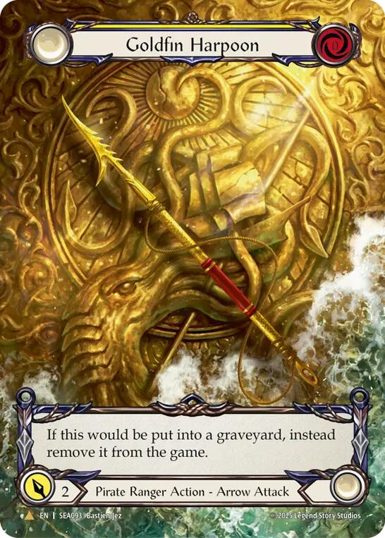Goldfin Harpoon (Marvel) [SEA093] (High Seas)  Rainbow Foil | Good Games Adelaide SA