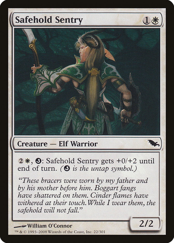 Safehold Sentry 22 (Shadowmoor)  - Foil | Good Games Adelaide SA
