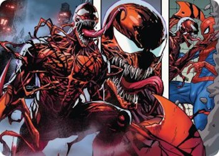 Carnage Crimson Chaos Art Card 47 (Art Series: Marvel's Spider-Man)  | Good Games Adelaide SA