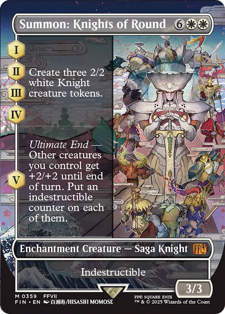 Summon: Knights of Round (Borderless) [FINAL FANTASY] | Good Games Adelaide SA