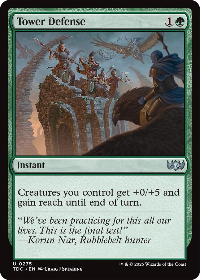 Tower Defense [Tarkir: Dragonstorm Commander] | Good Games Adelaide SA