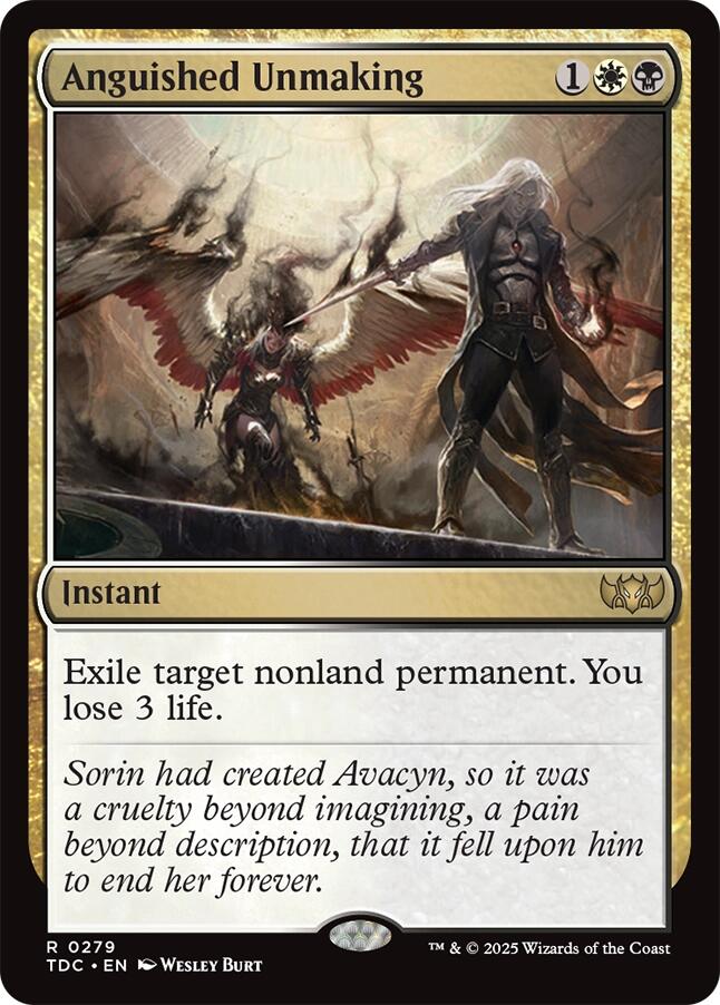 Anguished Unmaking [Tarkir: Dragonstorm Commander] | Good Games Adelaide SA