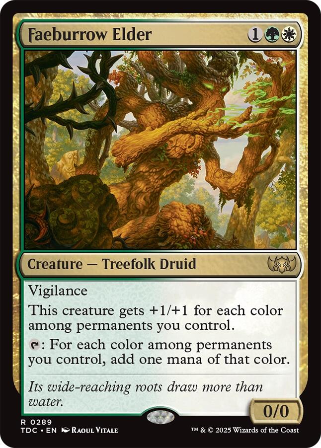 Faeburrow Elder [Tarkir: Dragonstorm Commander] | Good Games Adelaide SA