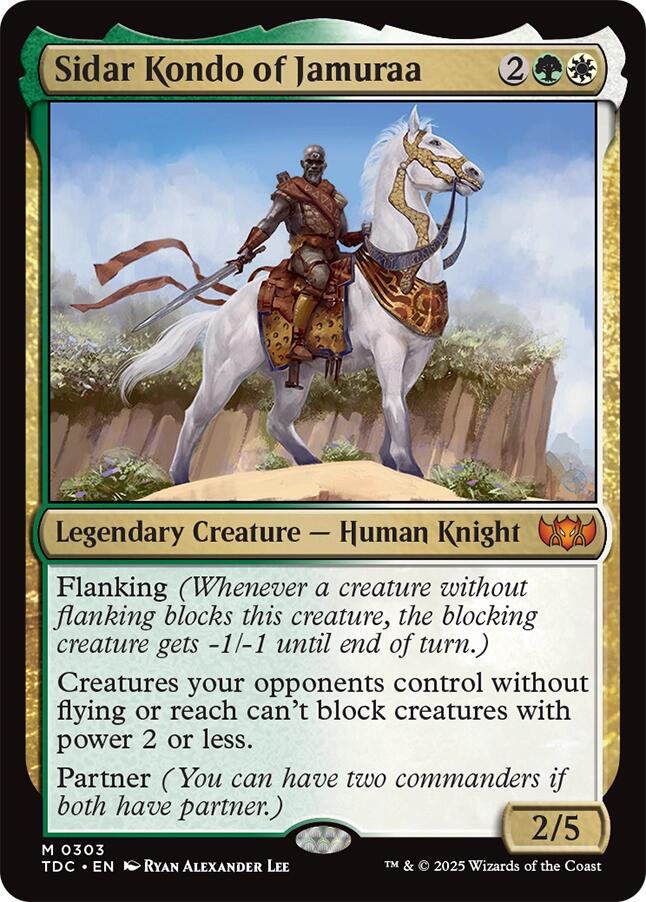 Sidar Kondo of Jamuraa [Tarkir: Dragonstorm Commander] | Good Games Adelaide SA