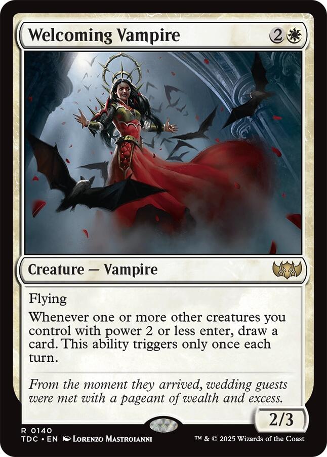 Welcoming Vampire [Tarkir: Dragonstorm Commander] | Good Games Adelaide SA