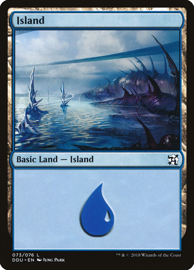 Island (73) [Duel Decks: Elves vs. Inventors] | Good Games Adelaide SA