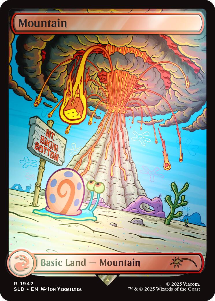 Mountain (1942) (Rainbow Foil) [Secret Lair Drop Series] | Good Games Adelaide SA