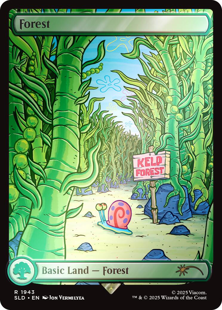 Forest (1943) (Rainbow Foil) [Secret Lair Drop Series] | Good Games Adelaide SA
