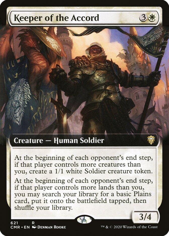 Keeper of the Accord 621 (Commander Legends)  - Extended Art | Good Games Adelaide SA