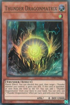 Thunder Dragonmatrix [OP09-EN006] Super Rare | Good Games Adelaide SA