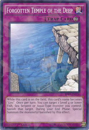 Forgotten Temple of the Deep [BP03-EN216] Shatterfoil Rare | Good Games Adelaide SA