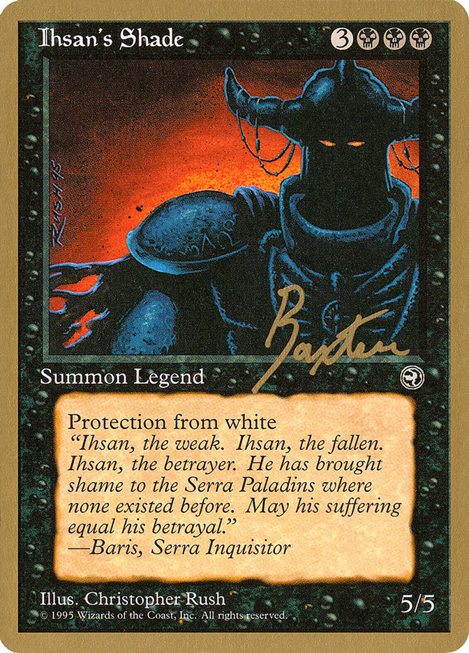 Ihsan's Shade (George Baxter) [Pro Tour Collector Set] | Good Games Adelaide SA