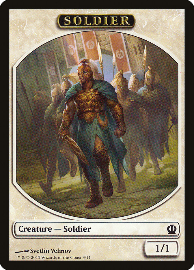 Soldier (3/11) [Theros Tokens] | Good Games Adelaide SA