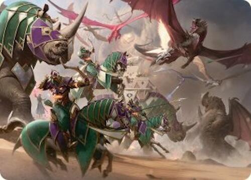 United Battlefront Art Card (5/54) [Tarkir: Dragonstorm Art Series] | Good Games Adelaide SA