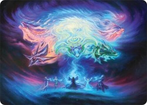 Call the Spirit Dragons Art Card (21/54) [Tarkir: Dragonstorm Art Series] | Good Games Adelaide SA