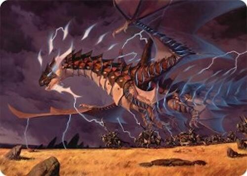 Neriv, Heart of the Storm Art Card (25/54) [Tarkir: Dragonstorm Art Series] | Good Games Adelaide SA