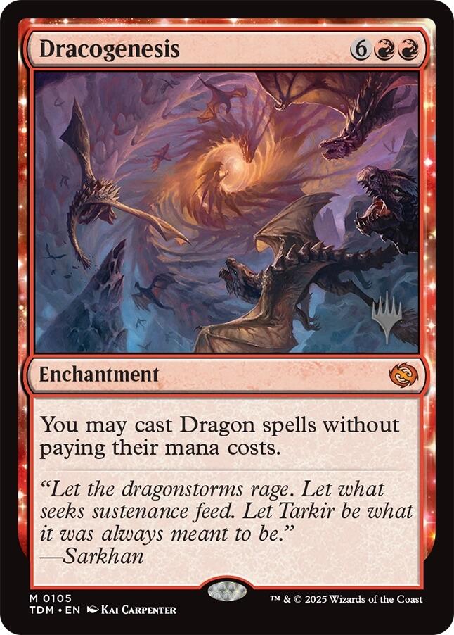 Dracogenesis [Tarkir: Dragonstorm Promos] | Good Games Adelaide SA