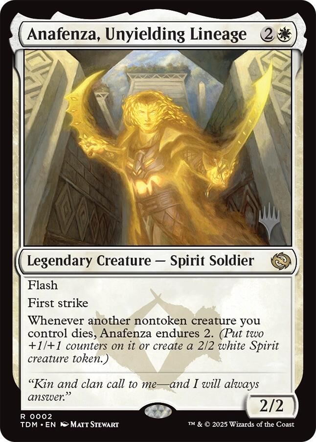 Anafenza, Unyielding Lineage [Tarkir: Dragonstorm Promos] | Good Games Adelaide SA