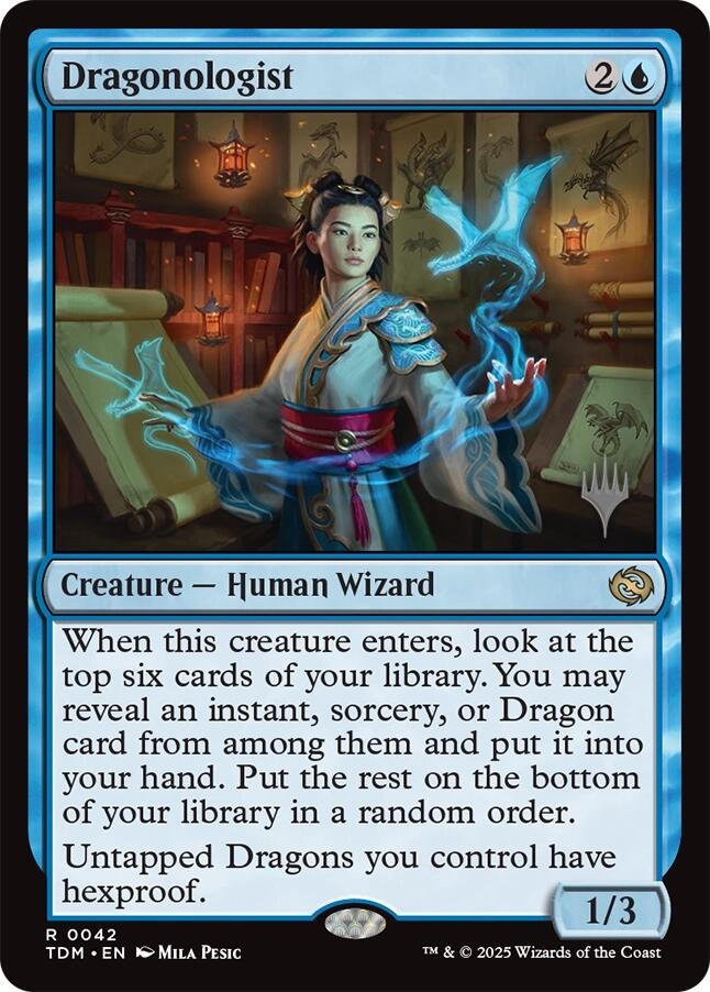 Dragonologist [Tarkir: Dragonstorm Promos] | Good Games Adelaide SA