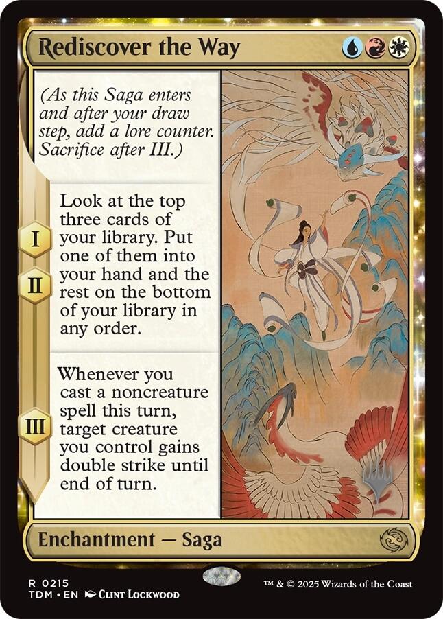 Rediscover the Way [Tarkir: Dragonstorm Promos] | Good Games Adelaide SA
