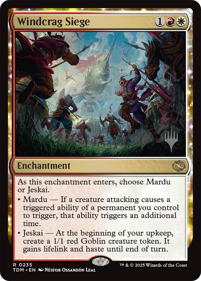 Windcrag Siege [Tarkir: Dragonstorm Promos] | Good Games Adelaide SA