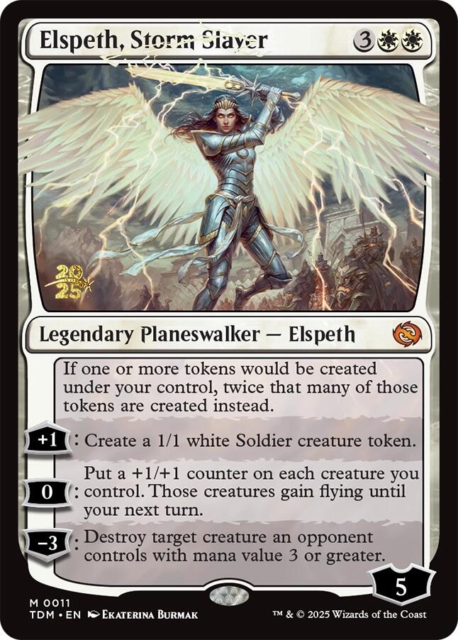 Elspeth, Storm Slayer [Tarkir: Dragonstorm Prerelease Cards] | Good Games Adelaide SA